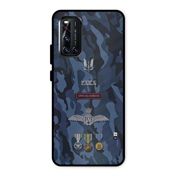 Special Forces Badge Metal Back Case for Vivo V19