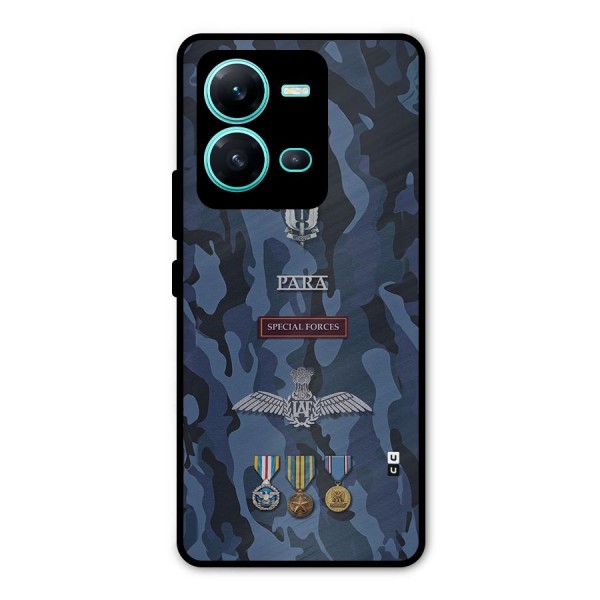 Special Forces Badge Metal Back Case for Vivo V25