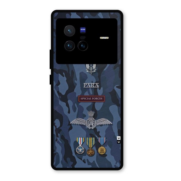 Special Forces Badge Metal Back Case for Vivo X80