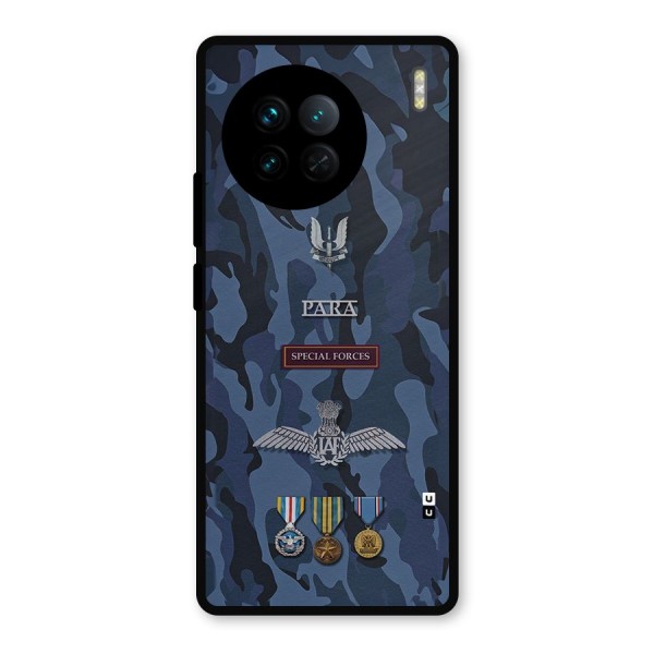 Special Forces Badge Metal Back Case for Vivo X90