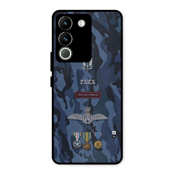 Special Forces Badge Metal Back Case for Vivo Y200