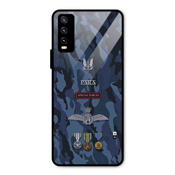 Special Forces Badge Metal Back Case for Vivo Y20g