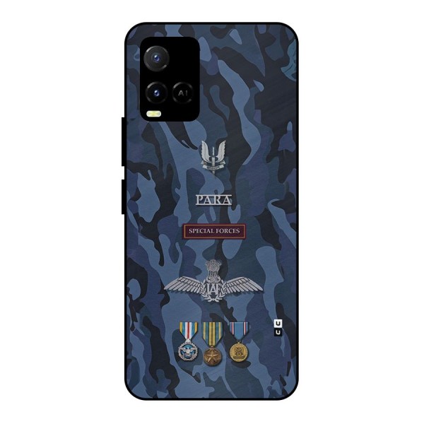 Special Forces Badge Metal Back Case for Vivo Y21