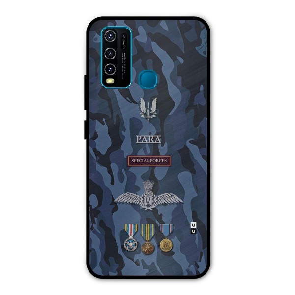 Special Forces Badge Metal Back Case for Vivo Y30