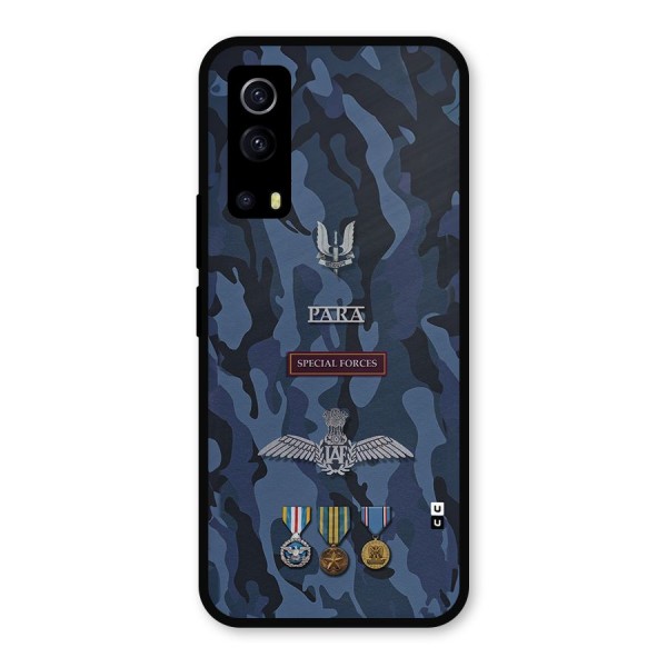 Special Forces Badge Metal Back Case for iQOO Z3