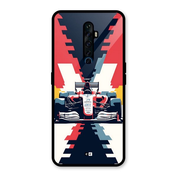 Sports One Glass Back Case for Oppo Reno2 F