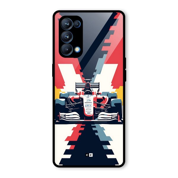 Sports One Glass Back Case for Oppo Reno5 Pro 5G