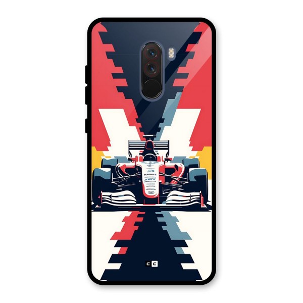 Sports One Glass Back Case for Poco F1