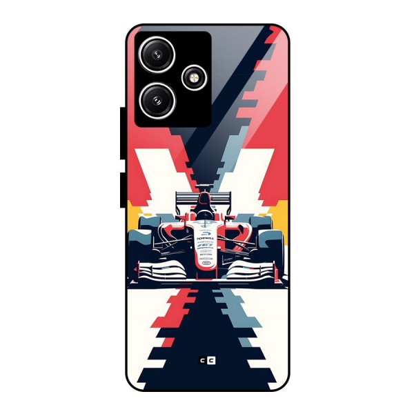 Sports One Glass Back Case for Poco M6 Pro