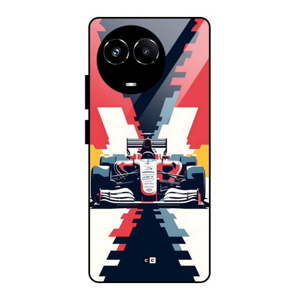 Sports One Glass Back Case for Realme Narzo 60X