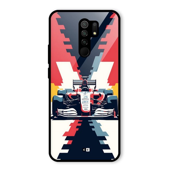 Sports One Glass Back Case for Redmi 9 Prime