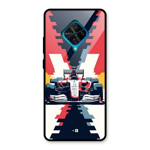 Sports One Glass Back Case for Vivo S1 Pro