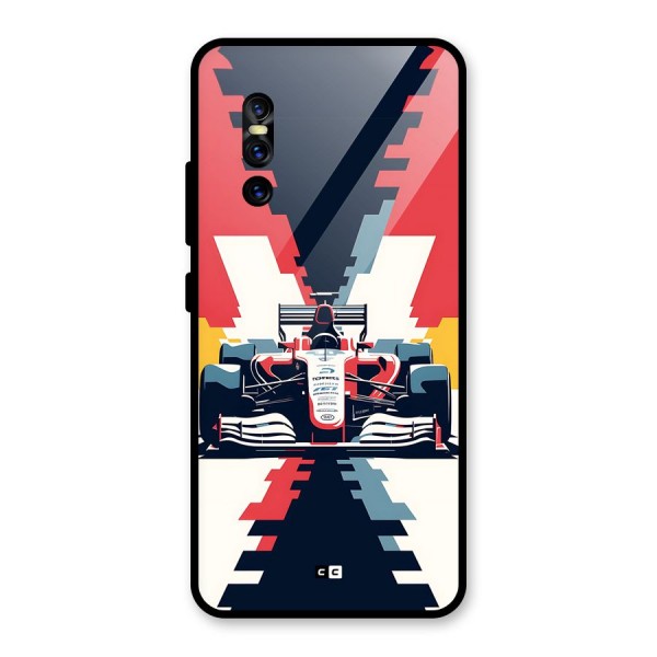 Sports One Glass Back Case for Vivo V15 Pro