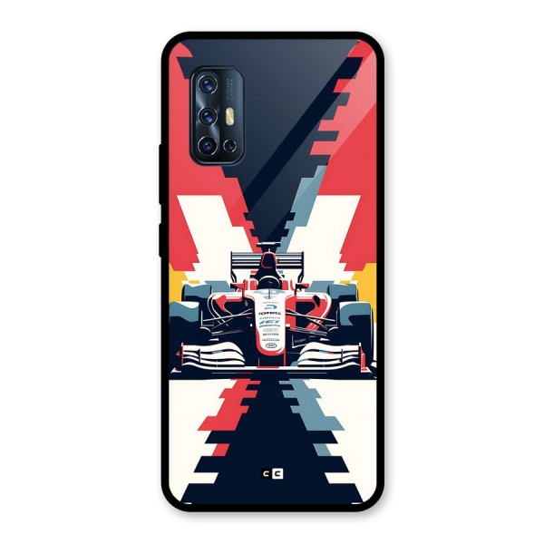 Sports One Glass Back Case for Vivo V17