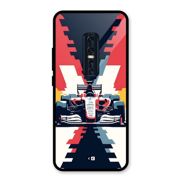 Sports One Glass Back Case for Vivo V17 Pro