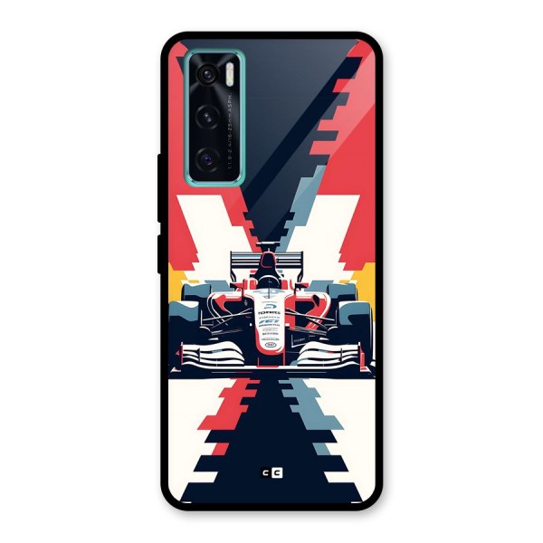 Sports One Glass Back Case for Vivo V20 SE