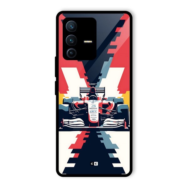 Sports One Glass Back Case for Vivo V23 Pro