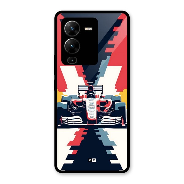 Sports One Glass Back Case for Vivo V25 Pro