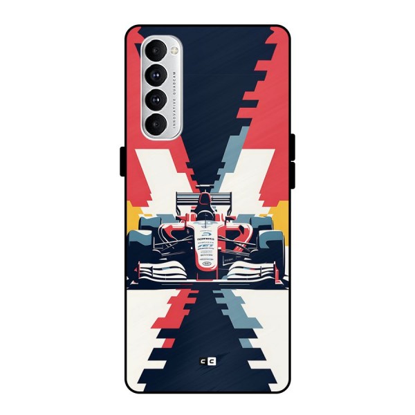 Sports One Metal Back Case for Oppo Reno4 Pro