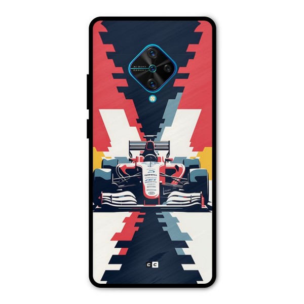 Sports One Metal Back Case for Vivo S1 Pro