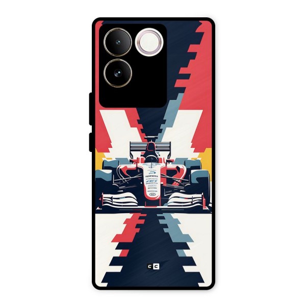 Sports One Metal Back Case for Vivo T2 Pro