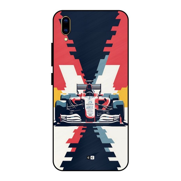 Sports One Metal Back Case for Vivo V11 Pro