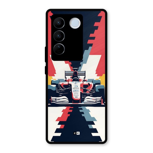 Sports One Metal Back Case for Vivo V27 Pro