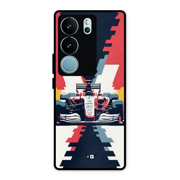 Sports One Metal Back Case for Vivo V29 Pro