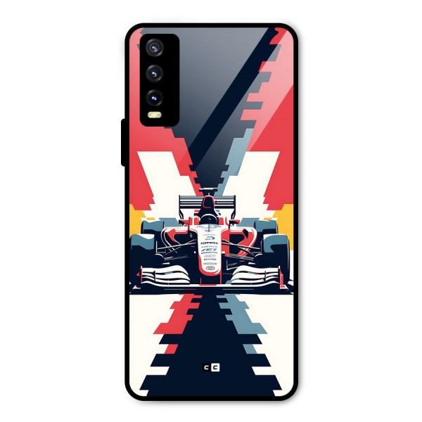 Sports One Metal Back Case for Vivo Y20 2021