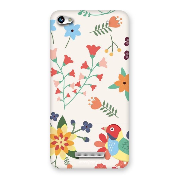 Spring Flowers Back Case for Micromax Hue 2