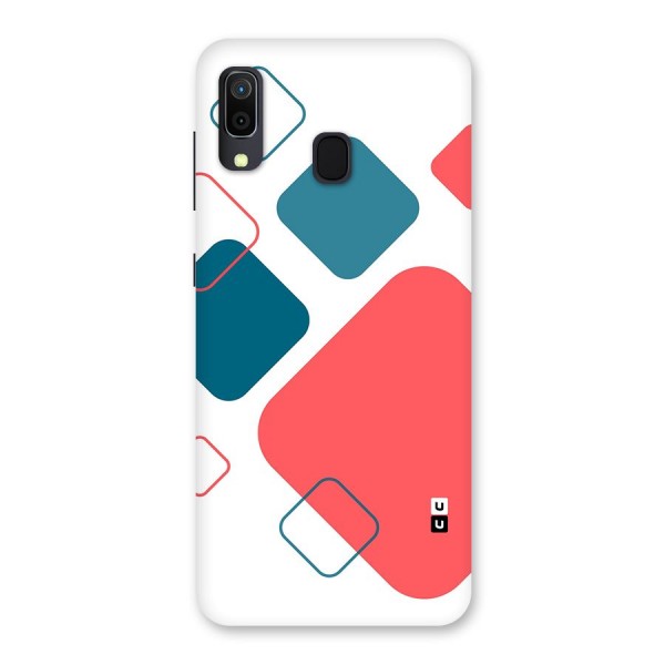 Square Pattern Beautiful Abstract Back Case for Galaxy A20