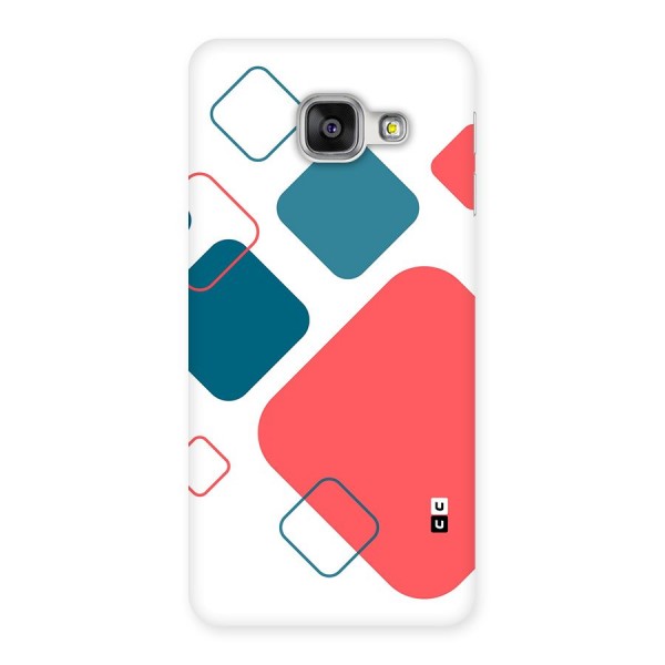 Square Pattern Beautiful Abstract Back Case for Galaxy A3 (2016)