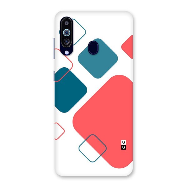 Square Pattern Beautiful Abstract Back Case for Galaxy A60