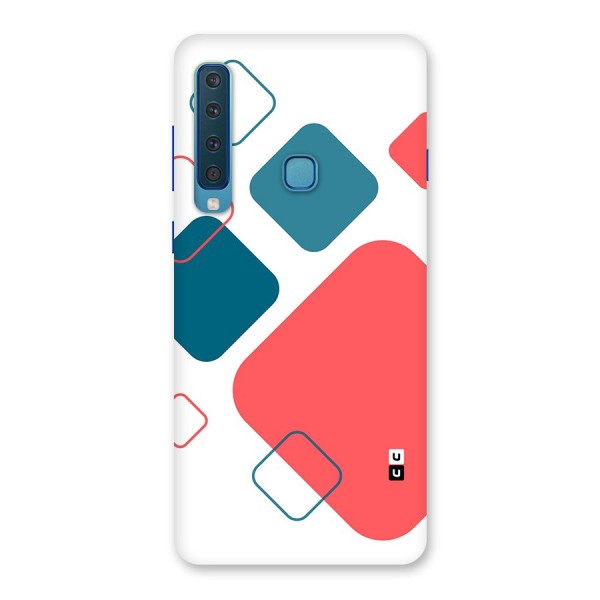 Square Pattern Beautiful Abstract Back Case for Galaxy A9 (2018)