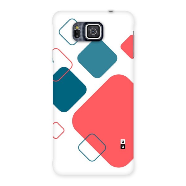 Square Pattern Beautiful Abstract Back Case for Galaxy Alpha