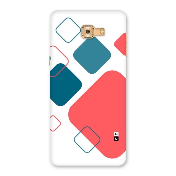 Square Pattern Beautiful Abstract Back Case for Galaxy C9 Pro