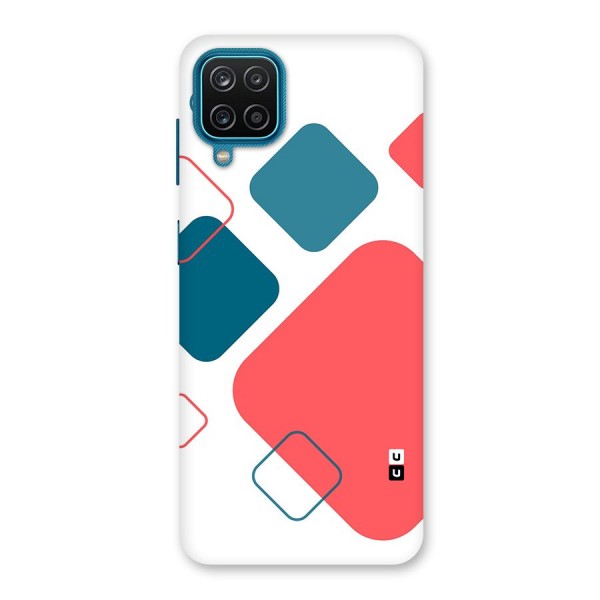 Square Pattern Beautiful Abstract Back Case for Galaxy F12