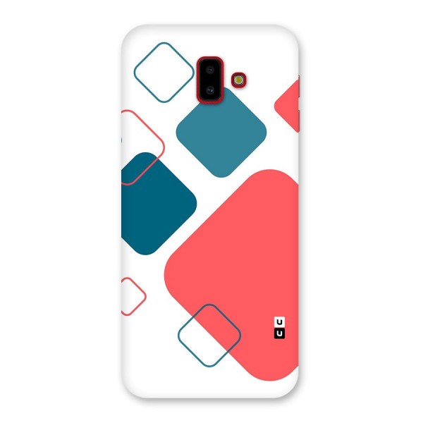 Square Pattern Beautiful Abstract Back Case for Galaxy J6 Plus