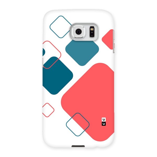 Square Pattern Beautiful Abstract Back Case for Galaxy S6