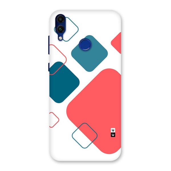 Square Pattern Beautiful Abstract Back Case for Honor 8C