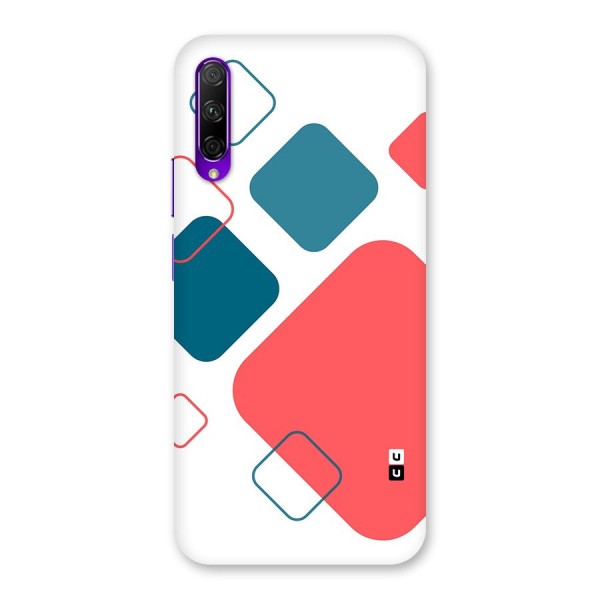Square Pattern Beautiful Abstract Back Case for Honor 9X Pro