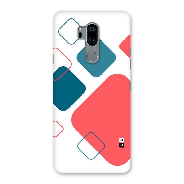Square Pattern Beautiful Abstract Back Case for LG G7