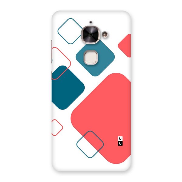 Square Pattern Beautiful Abstract Back Case for Le 2