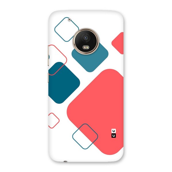 Square Pattern Beautiful Abstract Back Case for Moto G5 Plus