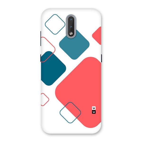 Square Pattern Beautiful Abstract Back Case for Nokia 2.3