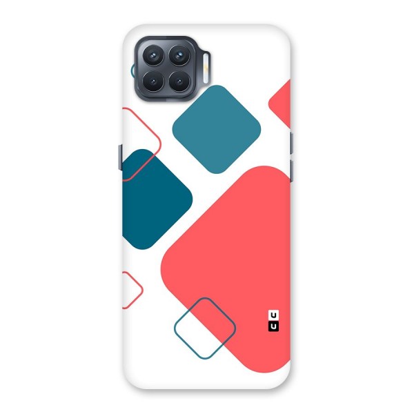 Square Pattern Beautiful Abstract Back Case for Oppo F17 Pro