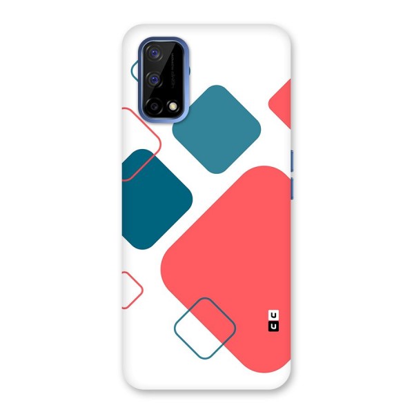 Square Pattern Beautiful Abstract Back Case for Realme Narzo 30 Pro