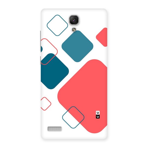 Square Pattern Beautiful Abstract Back Case for Redmi Note