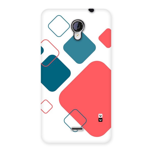 Square Pattern Beautiful Abstract Back Case for Unite 2 A106