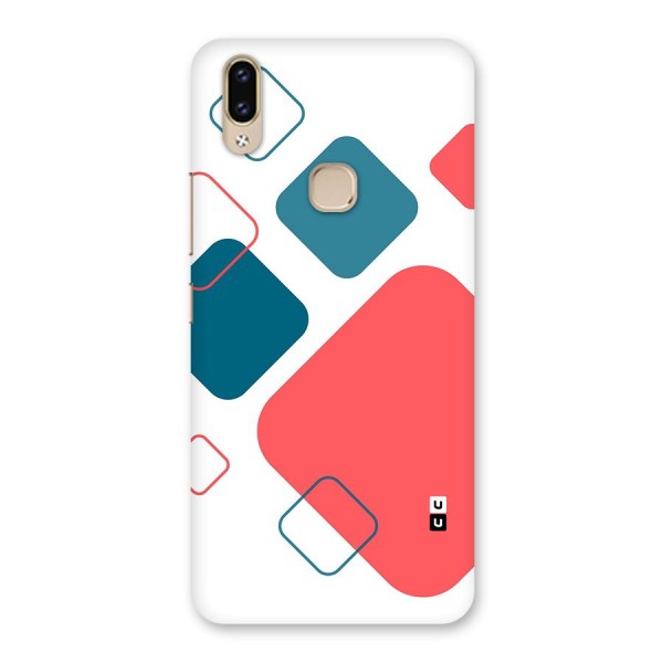 Square Pattern Beautiful Abstract Back Case for Vivo V9